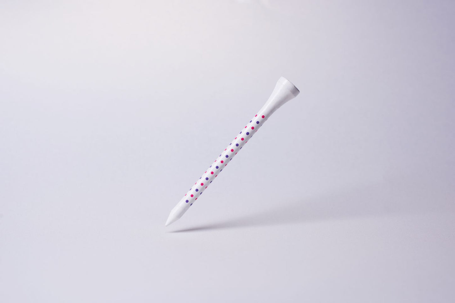 Polka Dots - White (50 tees)
