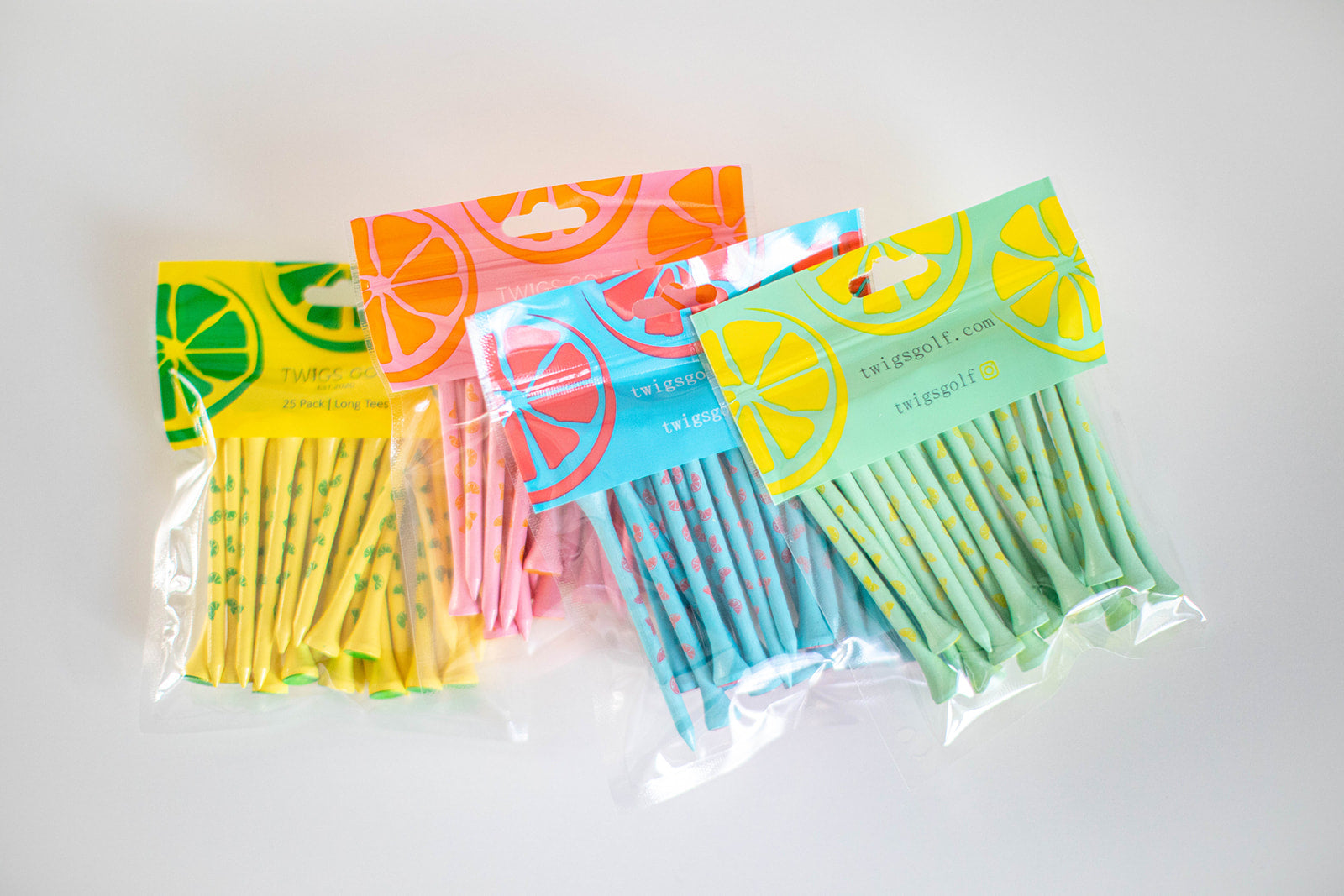 Tropical bundle bamboo golf tees